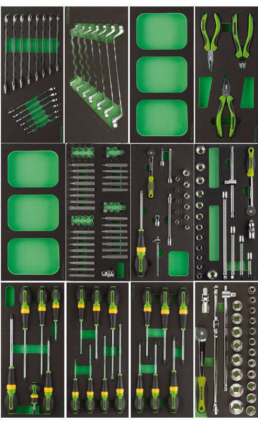 Fasano Tools Assortimento 161 Utensili In Moduli Di Gomma