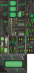 Fasano Tools Assortimento 173 Utensili In Moduli Di Gomma