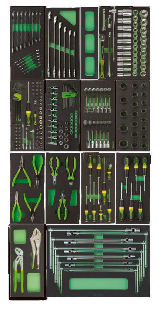 Fasano Tools Assortimento 248 Utensili In Moduli Di Gomma