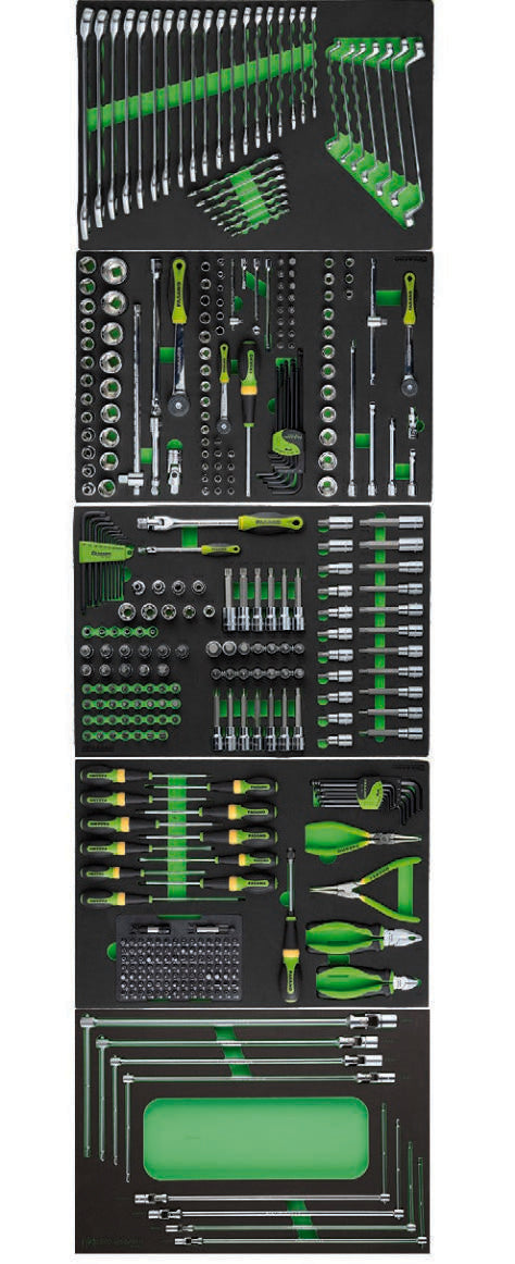 Fasano Tools Assortimento 351 Utensili In Moduli Di Gomma