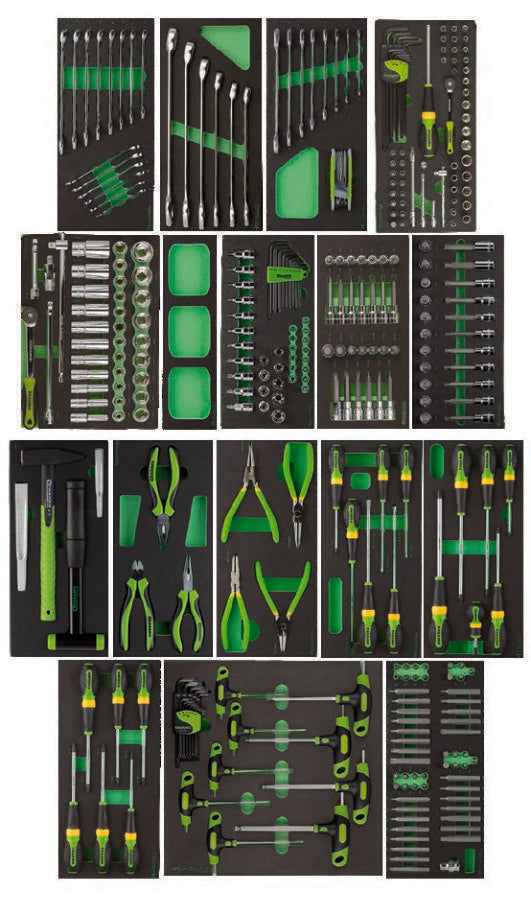 Fasano Tools Assortimento 360 Utensili In Moduli Di Gomma