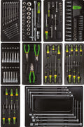 Fasano Tools Assortimento 158 Utensili In Moduli Rigidi