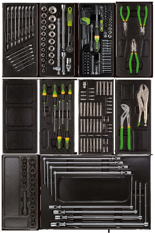 Fasano Tools Assortimento 190 Utensili In Moduli Rigidi
