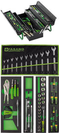 Fasano Tools Cassetta Porta-Utensili A 5 Scomparti - 55 pz
