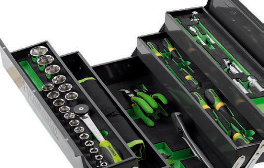 Fasano Tools Cassetta Porta-Utensili A 5 Scomparti - 530x200x200