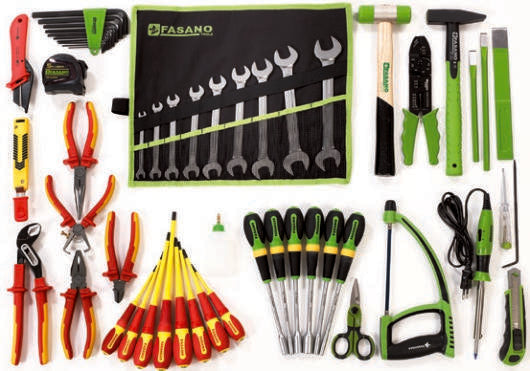 Fasano Tools Assortimento 56 Utensili Per Elettrotecnica - 56 pz