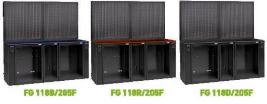 Fasano Tools Configurazione Con Pannelli Portautensili - 2050x757x2000