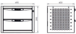 Fasano Tools Cassettiera A 2 Cassetti - 490x400x398 16,6