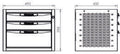 Fasano Tools Cassettiera A 3 Cassetti - 490x400x398 18,7