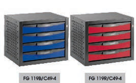 Fasano Tools Cassettiera A 4 Cassetti - 490x400x398 20,9