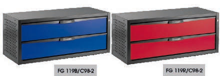 Fasano Tools Cassettiera A 2 Cassetti - 980x400x398 25,8