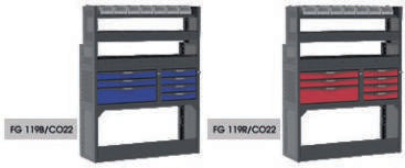 Fasano Tools Arredamento furgon - 1225x400x1592 91,2