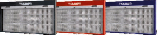 Fasano Tools Parete Portautensili Con Tapparella In Alluminio - 7021 1700x160x930 50