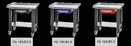 Fasano Tools Banco Da Lavoro 1Mt Dotato Di 1 Cassetto E Ruote Girevoli - 3001 1000x745x880 2000 69,5