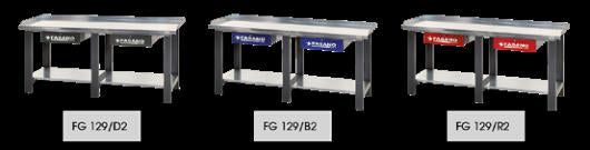 Fasano Tools Banco Da Lavoro 2.0Mt Dotato Di 2 Cassetti - 3001 2000x745x880 2000 106,5