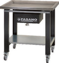 Fasano Tools Banco Da Lavoro 1.0Mt Con Ripiano In Acciaio Inox Fiorettato - 1000x750x915