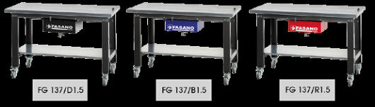 Fasano Tools Banco Da Lavoro 1.5Mt Con Vasca Di Raccolta, - 3001 1500x745x920 90