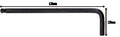 Fasano Tools Chiave Maschio A L Con Impronta Esagonale Sferica - 6.0 137.0 32.0 5
