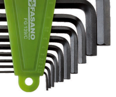 Fasano Tools Chiave Maschio A L Con Impronta Esagonale - Serie Lunga - 14.0 229.0 70.0 2