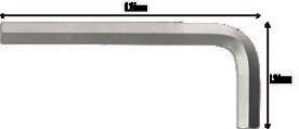 Fasano Tools Chiave Maschio A L Con Impronta Esagonale - 7.0 102.0 41.0 5
