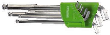 Fasano Tools Set 9 Chiavi Maschio A L Esagonali Serie 110° - 1.5 - 10.0mm