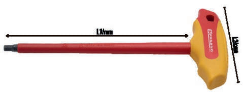 Fasano Tools Chiave A T Maschio Esagonale - 6 120 200
