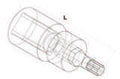 Fasano Tools Chiave A Bussola Da 1/4" Con Inserto Per Viti Ad Impronta - 15 36.0