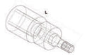 Fasano Tools Chiave A Bussola Da 1/4" Con Inserto Per Viti - 9 36.0