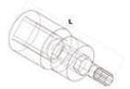 Fasano Tools Chiave A Bussola Da 3/8" Con Inserto Per Viti Ad Impronta - 50 50.0
