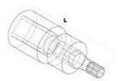 Fasano Tools Chiave A Bussola Da 3/8" Con Inserto Per Viti Con Impronta - 1.6X8.0 50.0