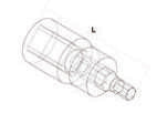 Fasano Tools Chiave A Bussola Da 1/2" Con Inserto Per Viti - 4 55