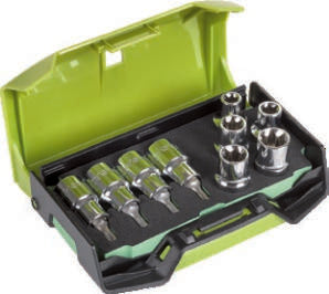 Fasano Tools Set Chiavi E Inserti A Bussola Con Impronta Torx - 9
