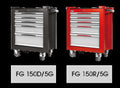 Fasano Tools Carrello Porta Utensili A 5 Cassetti - Con Anti-Ribalta