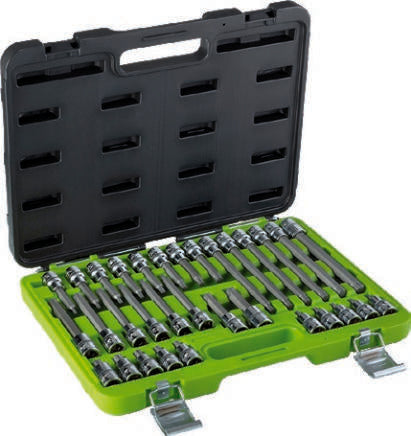 Fasano Tools Set 32 Inserti A Bussola Con Impronta Torx - Attacco 1/2" - 32