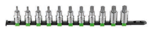Fasano Tools Set 11 Chiavi A Bussola Da 1/2" Con Inserti Per Viti Ad - 11 R4, R5, R6, R7, R8, R9, R10, R11, R12, R12, R13, R1