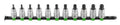 Fasano Tools Set 11 Chiavi A Bussola Da 1/2" Con Inserti Per Viti Ad - 11 RF4 - RF14