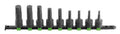 Fasano Tools Set 9 Inserti A Bussola Rinforzati Esagonali - 9 RH5, RH6, RH7, RH8, RH10, RH12, RH14, RH17, RH19