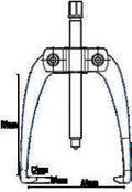 Fasano Tools Estrattore A 3 Griffe Per Presa Interna Ed Esterna - 45-150mm 40-130mm