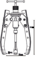 Fasano Tools Estrattore Idraulico Autocentrante A 3 Griffe - 270 280 4.5