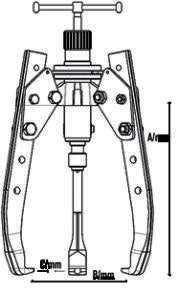 Fasano Tools Estrattore Idraulico Autocentrante A 3 Griffe - 270 280 4.5