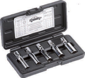 Fasano Tools Set Chiavi A Bussola Per Candelette - 8,9,10,12,14mm