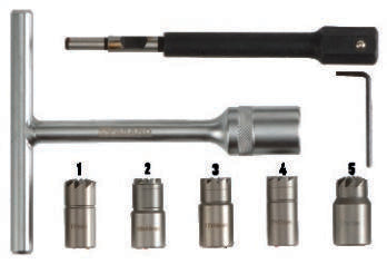 Fasano Tools Set Per Fresatura Sedi Iniettori - 6pz