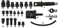 Fasano Tools Set Utensile Pneumatico Per Estrazione Elettro-Iniettori - 9-Adattatore M22*1.5xM14x33L