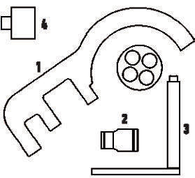 Fasano Tools Set Fasatura Motori Bmw N47, N47S, N57 A Catena - 3 Perno di fasatura volano/piastra di comando