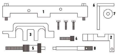 Fasano Tools Set Fasatura Motori Bmw N42, N46, N46T