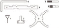 Fasano Tools Utensile Bloccaggio Puleggia Albero