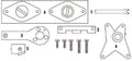 Fasano Tools Set Fasatura Motori Fiat 1.2 8V, 1.4 8V - 4 Attrezzo allineamento albero a camme