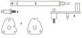 Fasano Tools Set Fasatura Motori Fiat 1.6 16V - 4 Attrezzo di bloccaggio del volano