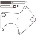 Fasano Tools Set Fasatura Motori Renault 1.5Dci, - 3 Perno di fasatura albero motore