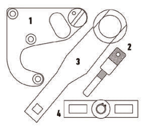 Fasano Tools Set Fasatura Motori Renault, Nissan 1.6 Dci - 2 Perno di fasatura albero motore